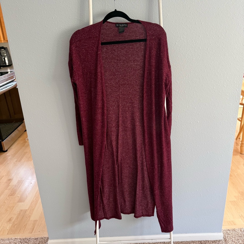See you Monday Duster Cardigan